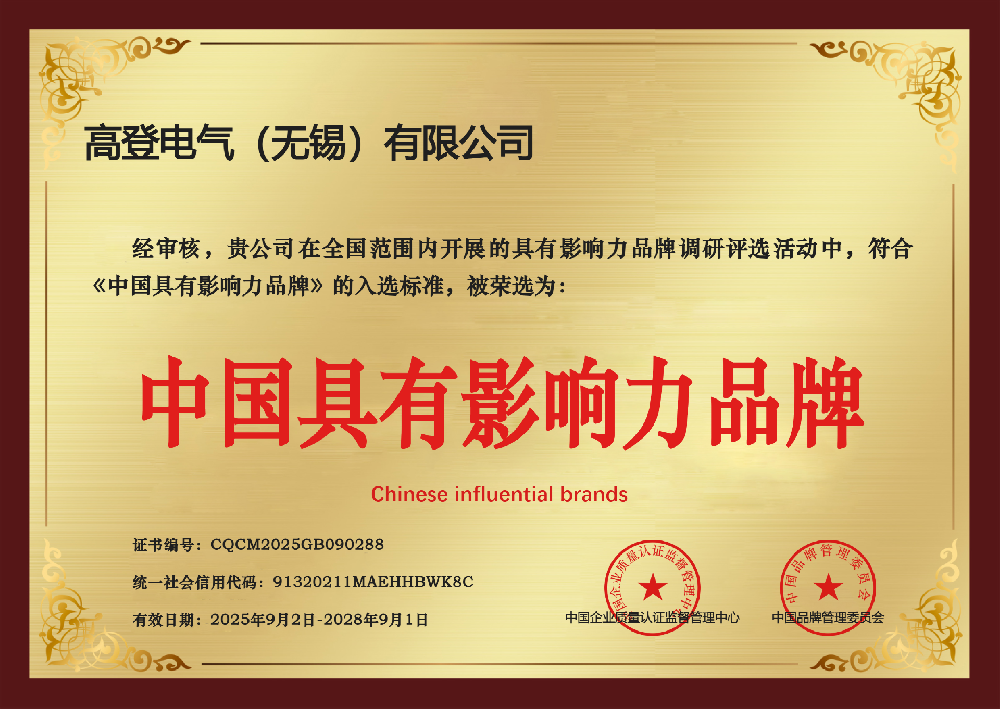 中国具有影响力品牌铜牌