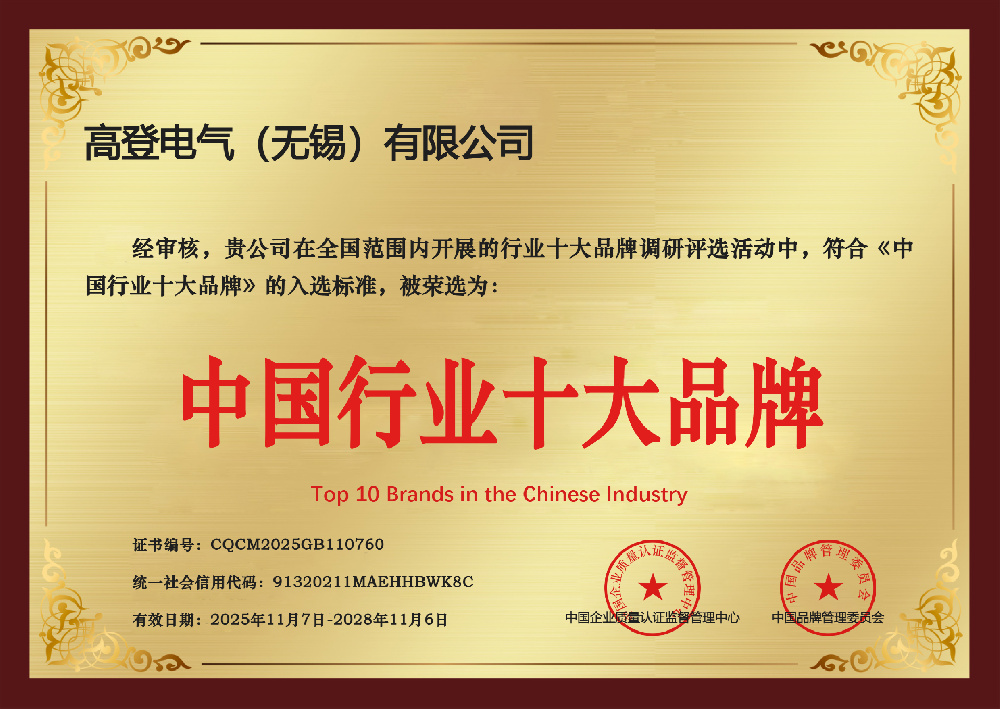 中国行业十大品牌